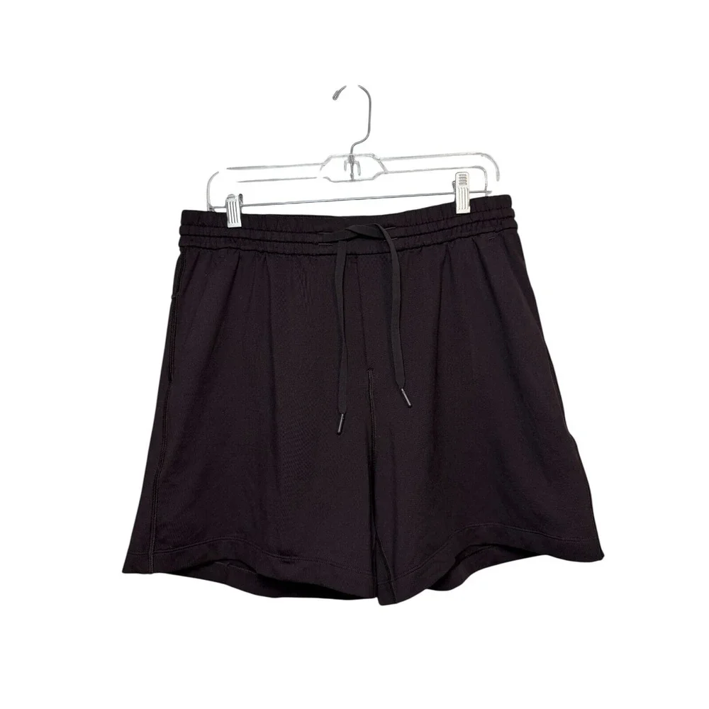 Lululemon City Sweat Short Mens Large Espresso Brown 5 Inch Inseam LM7BI2S